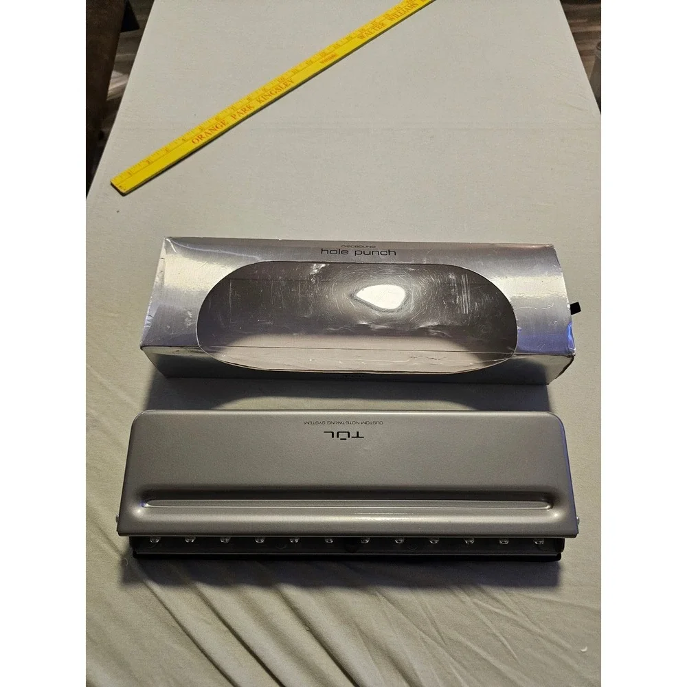TUL Discbound Hole Punch Silver Custom Note-Taking System